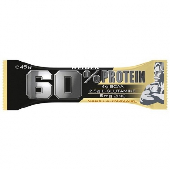 60% Protein Bar 45g, Weider картинка 60% Protein Bar 45g, Weider фото