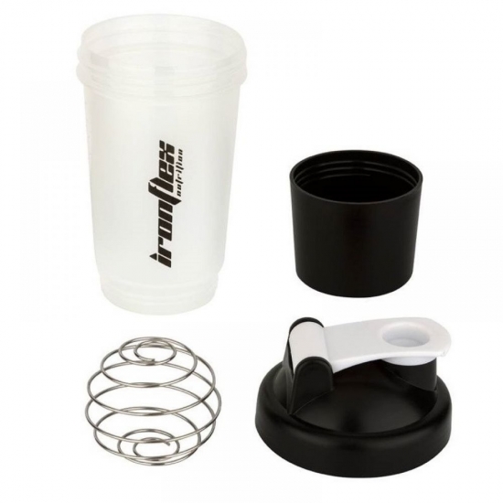 Шейкер 2-х комп с пружиной 500ml, IronFlex фото