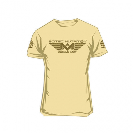 T-Shirt Muscle Army Desert, Scitec Nutrition фото