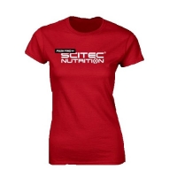 T-Shirt Girl Pushfwd Red, Scitec Nutrition