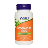 TestoJack 200 60 Caps, NOW Foods