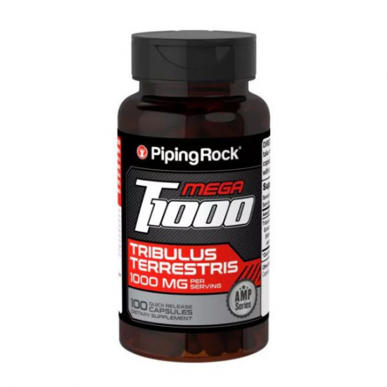 Tribulus Terrestris 1000mg 100caps, PipingRock фото