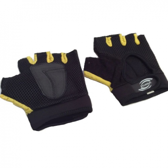 Вело-Перчатки с сеткой Желтые, Sprinter фото