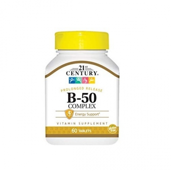 Vitamin B-50 Complex 60tab, 21st Century фото