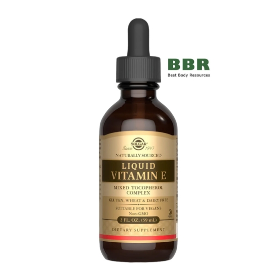 Liquid Vitamin E 59ml, Solgar фото