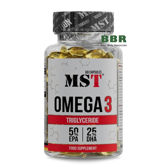 Omega 3 Triglyceride 75% 60 Caps, MST фото