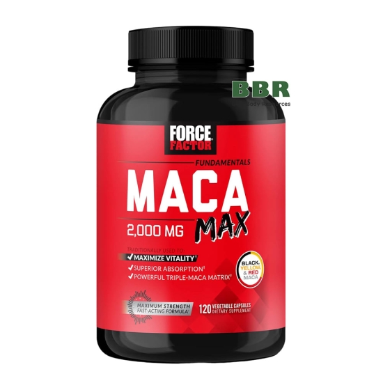 MACA Max 2000mg 120 Veg Caps, Force Factor картинка MACA Max 2000mg 120 Veg Caps, Force Factor фото