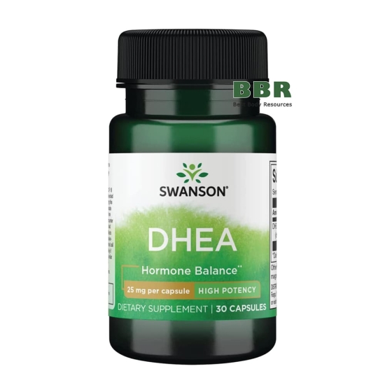 DHEA 25mg 30 Caps, Swanson фото
