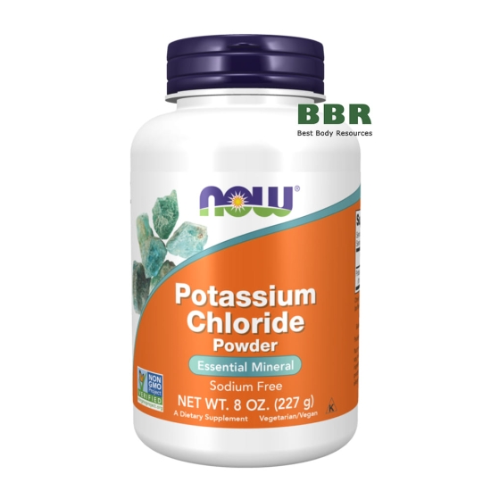 Potassium Chloride Powder 227g, NOW Foods фото