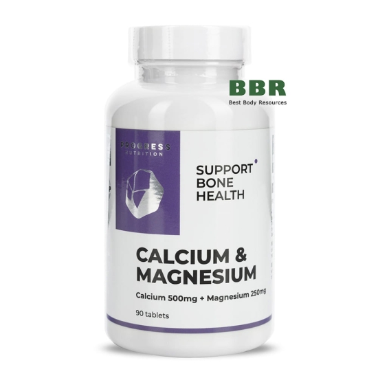 Calcium 500mg Magnesium 250mg 90 Tabs, Progress Nutrition картинка Calcium 500mg Magnesium 250mg 90 Tabs, Progress Nutrition фото