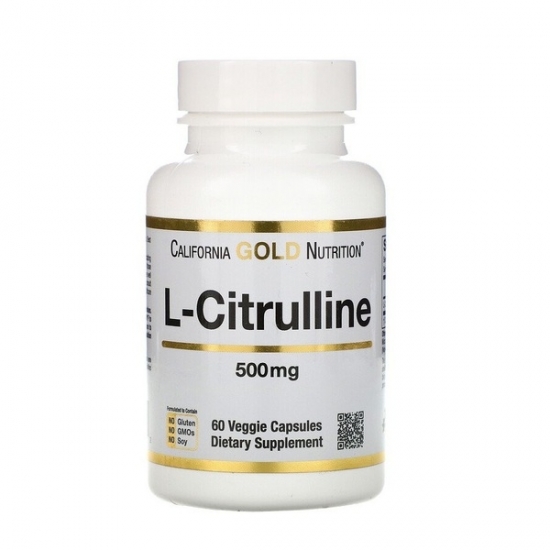 L-Citrulline 500mg 60 Veg Caps, California GOLD Nutrition фото