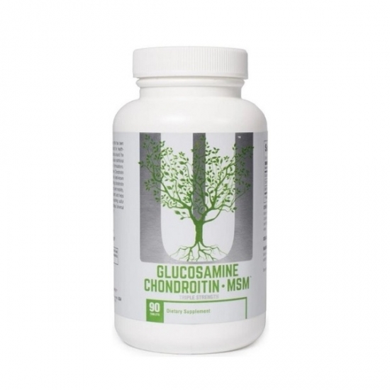 Naturals Glucosamine Chondroitin MSM 90 Tabs, Universal Nutrition картинка Naturals Glucosamine Chondroitin MSM 90 Tabs, Universal Nutrition фото