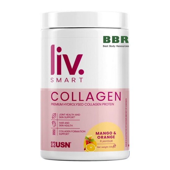 Premium Hydrolysed Collagen 330g, USN картинка Premium Hydrolysed Collagen 330g, USN фото
