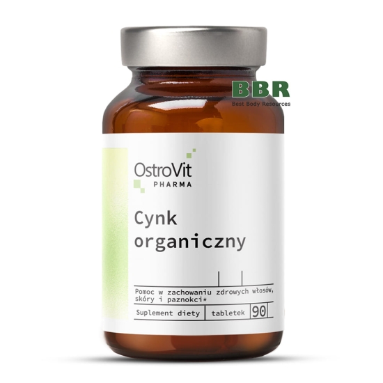 Organic Zinc 90 Tabs, OstroVit Pharma фото