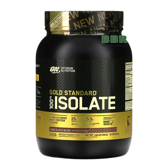 100% Isolate Gold Standard 720g, Optimum Nutrition фото