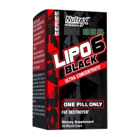 Lipo-6 Black Ultra Concentrate 30 Caps, Nutrex