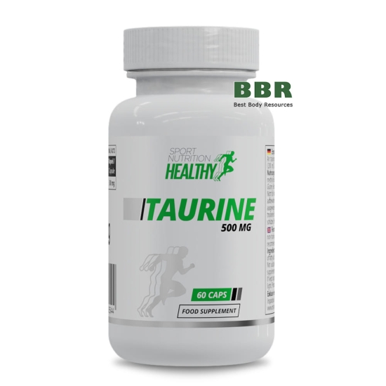 Healthy Taurine 500mg 60 Caps, MST фото