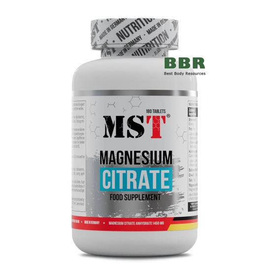 Magnesium Citrate 180 Tabs, MST картинка Magnesium Citrate 180 Tabs, MST фото