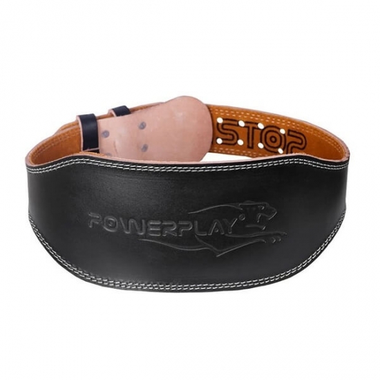 Пояс Атлетический 5086 Black/Brown, PowerPlay фото
