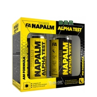 Napalm Alpha Test AM PM Formula 120 Tabs, Fitness Authority