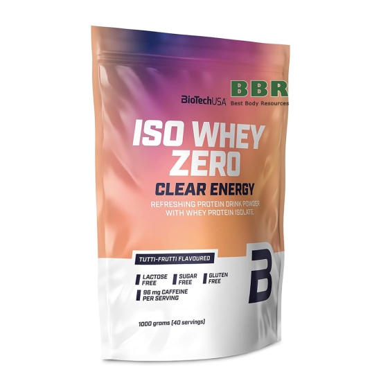 Iso Whey Zero Clear Energy 1kg, BioTechUSA фото