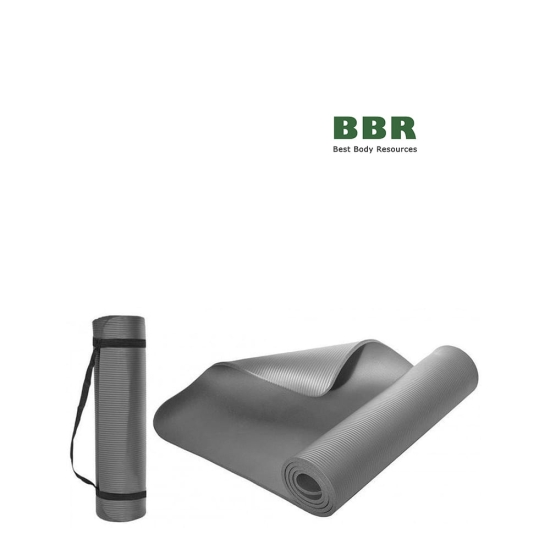 Коврик для йоги и фитнеса с чехлом 0118 Grey, 4YourHealth фото