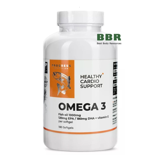 Omega 3 Fish Oil 180 Softgels, Progress Nutrition картинка Omega 3 Fish Oil 180 Softgels, Progress Nutrition фото