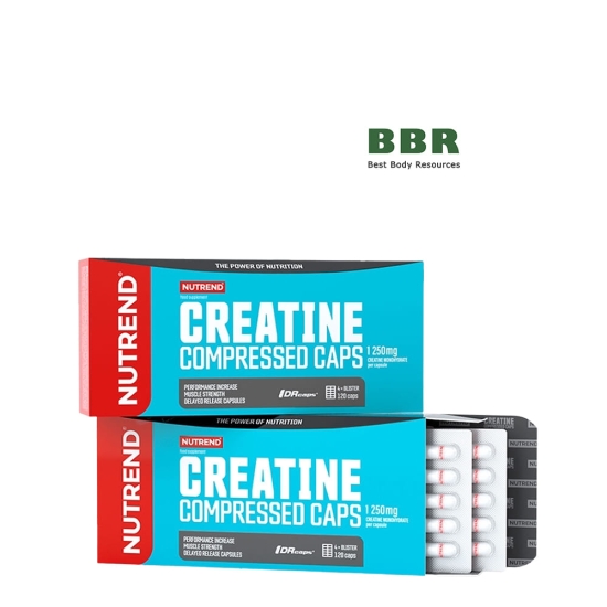 Creatine Compressed 1250mg Caps, NUTREND фото