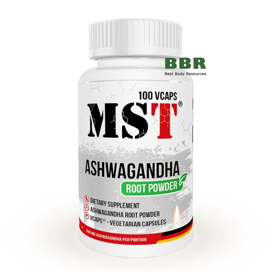 Ashwagandha Root Powder 100 Сaps, MST фото