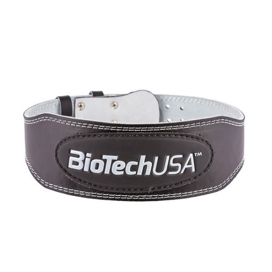 Атлетический кожаный пояс Austin 1 Black, BioTechUSA фото