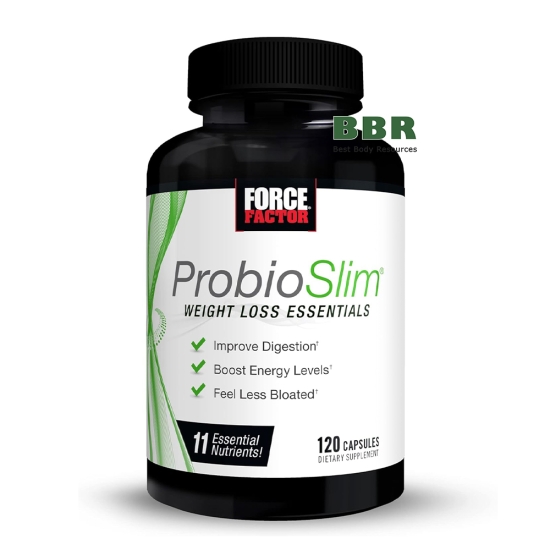 ProbioSlim Weight Loss Essentials 120 Veg Caps, Force Factor картинка ProbioSlim Weight Loss Essentials 120 Veg Caps, Force Factor фото