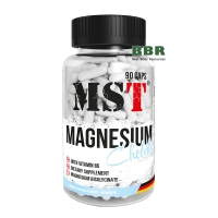 Magnesium Bisglycinate Chelate B6 90 Caps, MST