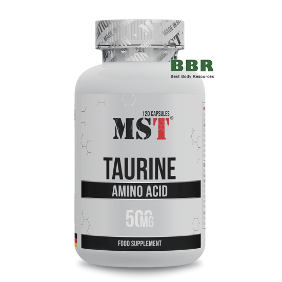 Taurine 500mg 120 Caps, MST картинка Taurine 500mg 120 Caps, MST фото