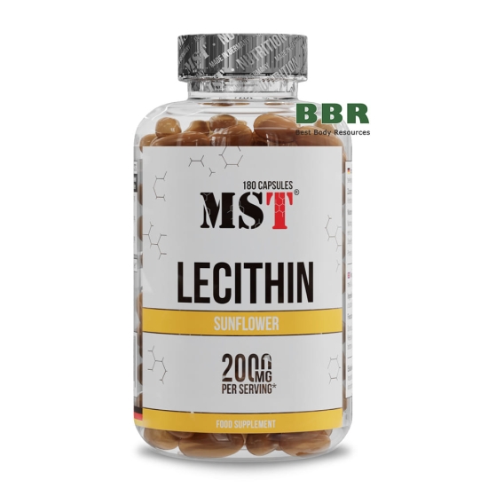 Lecithin Sunflower 180 Caps, MST картинка Lecithin Sunflower 180 Caps, MST фото