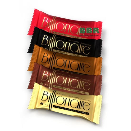 Billionaire Protein Bar 45g, Fitness Authority фото