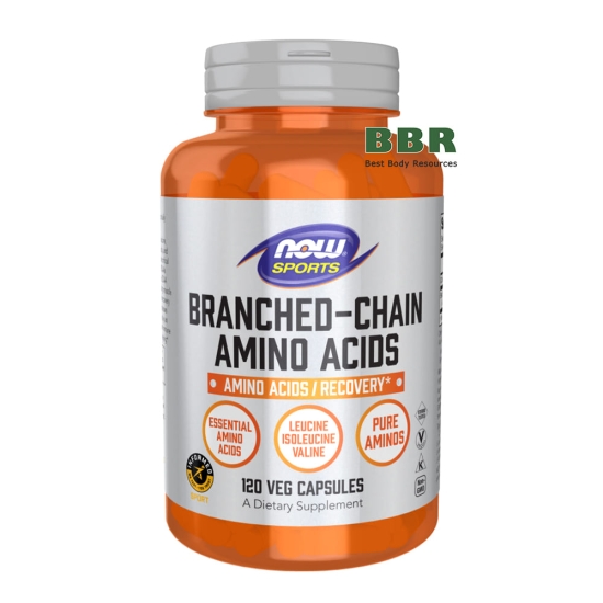 Branched-Chain Amino Acids 120 Veg Caps, NOW Foods фото
