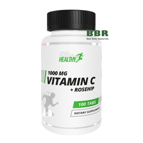 Vitamin C 1000mg plus Rosehip 100 Tabs, MST картинка Vitamin C 1000mg plus Rosehip 100 Tabs, MST фото