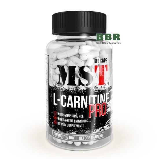 L-Carnitine PRO 500mg 90 Caps, MST картинка L-Carnitine PRO 500mg 90 Caps, MST фото