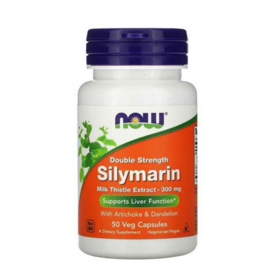 Silymarin 300mg 50 Veg Caps, NOW Foods картинка Silymarin 300mg 50 Veg Caps, NOW Foods фото
