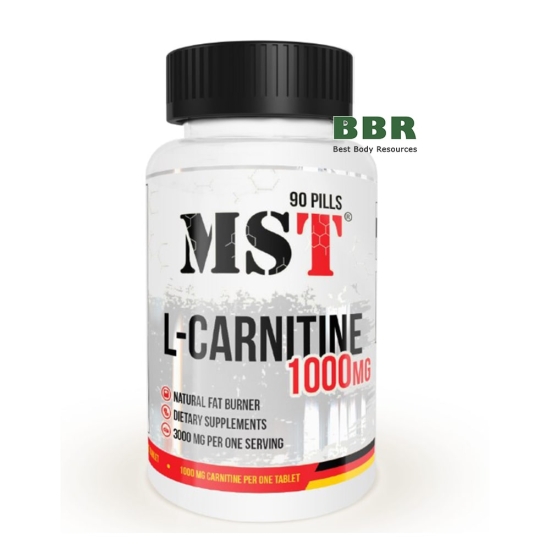 L-Carnitine 1000mg 90 Tabs, MST фото