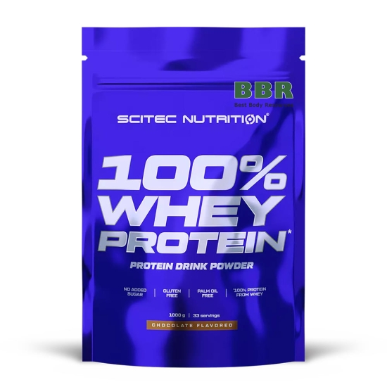 100% Whey Protein 1000g, Scitec Nutrition фото