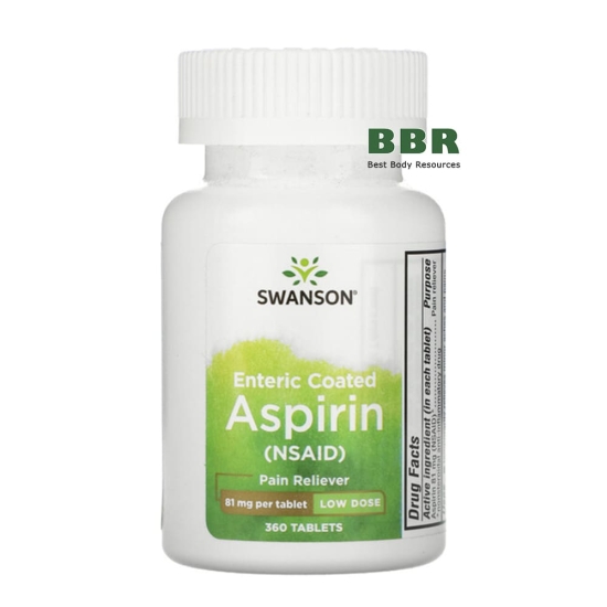 Aspirin NSAID 360 Tabs, Swanson фото