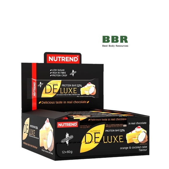 Deluxe Protein Bar 60g, Nutrend фото