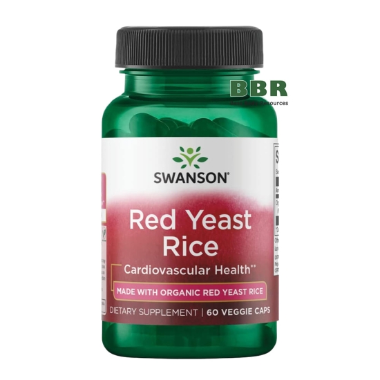 Red Yeast Rice 600mg 60 Caps, Swanson фото