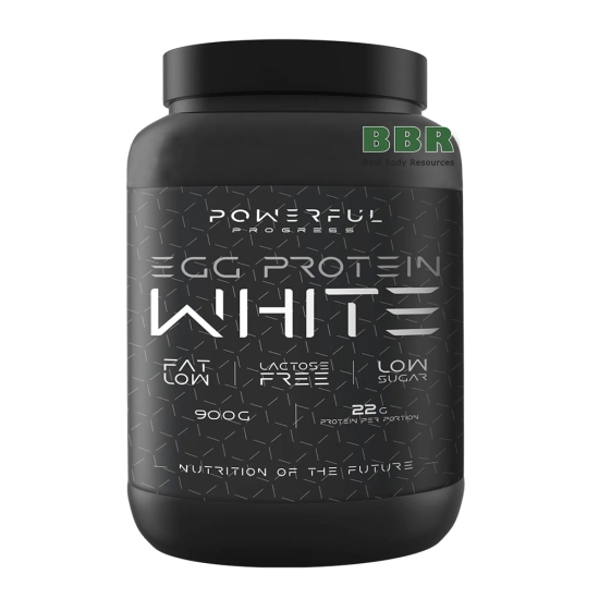 100% Egg White Protein 900g, Powerful Progress фото