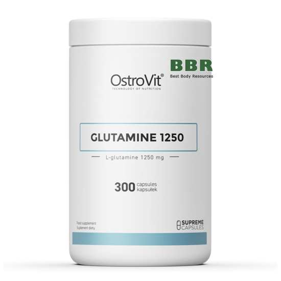 Glutamine 1250 300 Caps, OstroVit фото