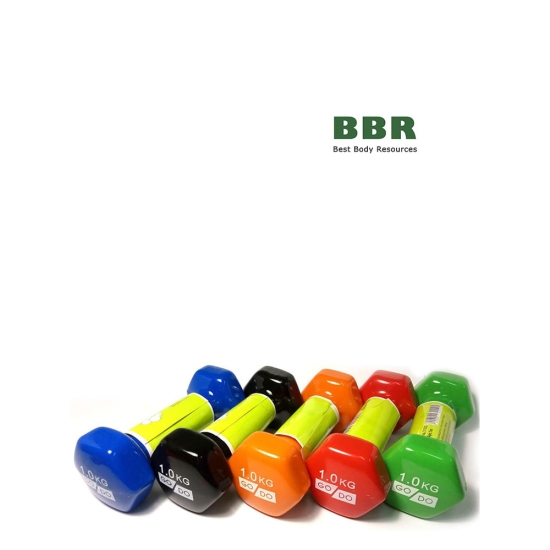 Гантель виниловая 1кг, Go Do фото