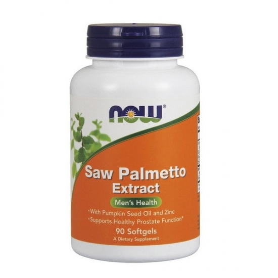 Saw Palmetto Extract 90 Softgels, NOW Foods фото