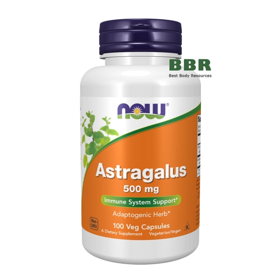 Astragalus Root 500mg 100 Veg Caps, NOW Foods фото