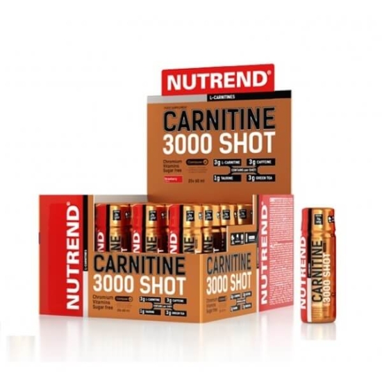 Carnitine 3000 Shot 60ml, Nutrend (Strawberry) фото